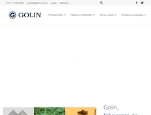 Tablet Screenshot of golin.com.br